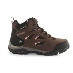 Regatta Womens/Ladies Holcombe IEP Mid Hiking Boots (Ash/Blue Opal) -Outdoor Climbing Shop ke7a4ce0e82662de846e56a64ca0bf629