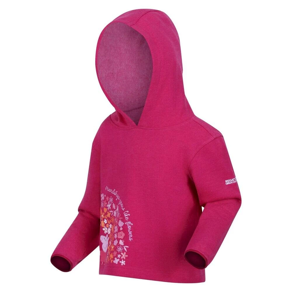 Regatta Childrens/Kids Peppa Pig Printed Hoodie (Berry Pink) 5 Regatta Childrens/Kids Peppa Pig Printed Hoodie (Berry Pink) - Image 3
