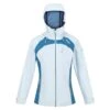 Regatta Womens/Ladies Highton Stretch II Waterproof Jacket (Ice Blue/Blue Sapphire)
