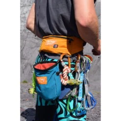 Upcycled Fabric Climbing Chalk Bag Made In The UK / Black -Outdoor Climbing Shop kfc54fab88d5cb0011e5a9b9e1a19a996