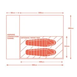 Kamper Compact Pole & Sleeve Driveaway Campervan Awning -Outdoor Climbing Shop kff9b410ba64a3f14bc2e36987da7a64f