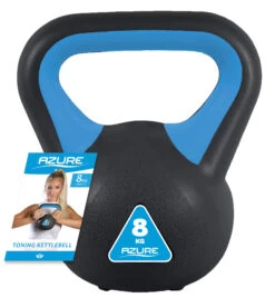 Azure 8kg Vinyl Kettlebell -Outdoor Climbing Shop k02071321cfd40b72199ca187ad548cee