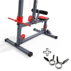 Freestanding Heavy Duty Lat Pull Down Machine With Three Pulleys -Outdoor Climbing Shop k0812e8e3fe4ff6b13663b283d85377ba