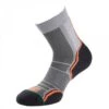 Mens Trail Socks (Pack Of 2) (Grey/Orange) -Outdoor Climbing Shop k0874b9430bc2aa749377160ea36e930e