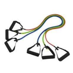 Resistance Bands With Handles – Set Of 3 Tubes