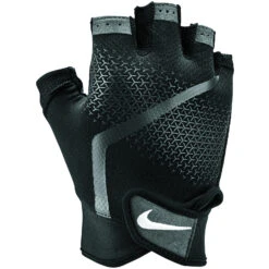 NIKE MENS FITNESS GLOVE BLACK MEDIUM