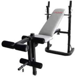 York B500 Folding Barbell Weight Bench With Leg Developer