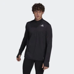 Adidas Own The Run 1/2 Zip Long Sleeve Tee