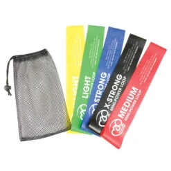 Fitness-Mad Mini Power Resistance Band Set (Pack Of 5) (Multicoloured) 5 Fitness-Mad Mini Power Resistance Band Set (Pack Of 5) (Multicoloured) -Outdoor Climbing Shop k22ece04bdb8a28e57bb209697c43166c