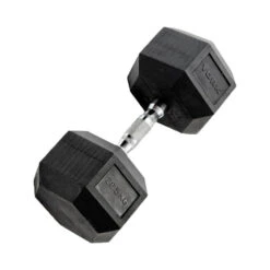 York Fitness Rubber Hex Dumbbells 2 X 22.5kg -Outdoor Climbing Shop k272c16eddd03e33bc00efaacc3caa440