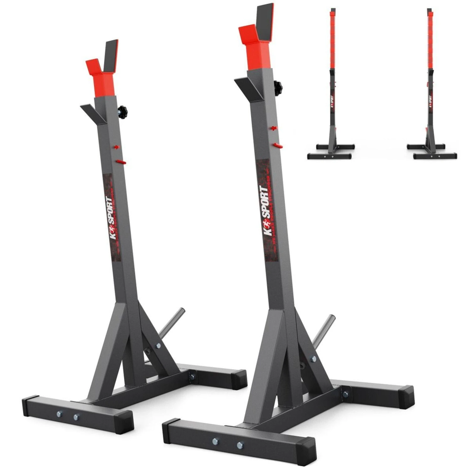 Heavy Duty Adjustable Barbell Squat Rack Bench Press 3 Heavy Duty Adjustable Barbell Squat Rack Bench Press