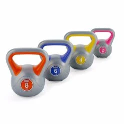 York Vinyl Kettlebell Training Set 2,4,6,8kg