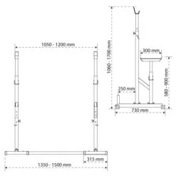 Adjustable Barbell Squat Rack Stand Bench Press Rack -Outdoor Climbing Shop k3efb3c9cc65c91103478b147f3560e88