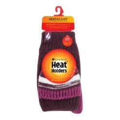 Ladies Striped Thermal Knitted Converter Mitten Gloves -Outdoor Climbing Shop k498eca05a87c5410bcf2eb614b32ec0a