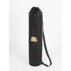 Yoga Studio Black & Gold Lotus Yoga Mat Bag