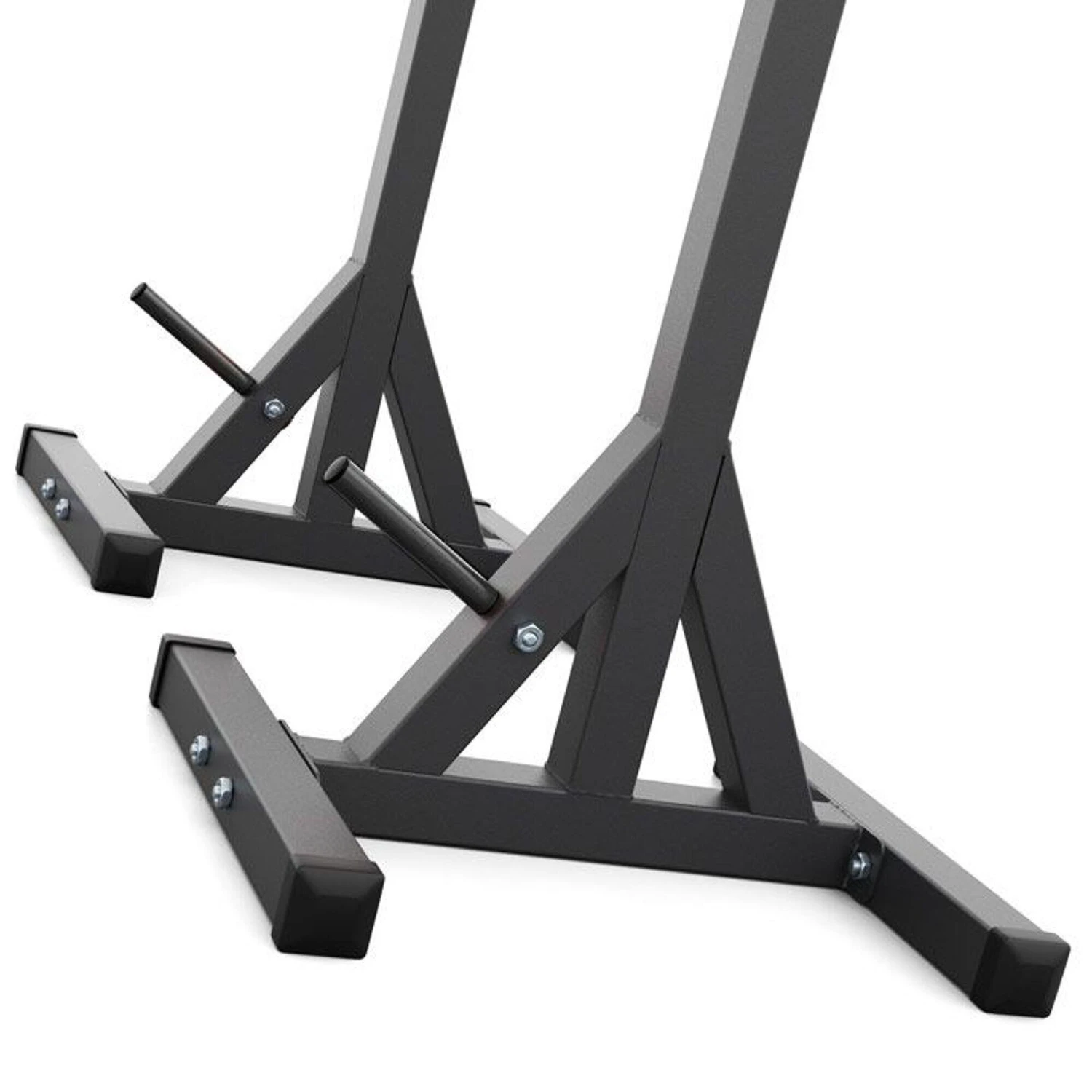 Heavy Duty Adjustable Barbell Squat Rack Bench Press 5 Heavy Duty Adjustable Barbell Squat Rack Bench Press - Image 3