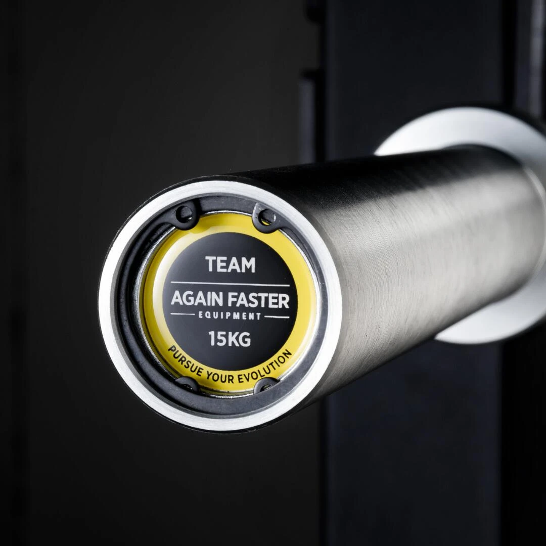 Again Faster® Team Barbell 2.0 Silver – 15KG 6 Again Faster® Team Barbell 2.0 Silver – 15KG - Image 4