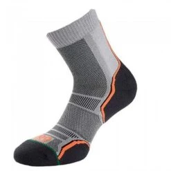 Womens/Ladies Trail Socks (Pack Of 2) (Grey/Orange/Black) -Outdoor Climbing Shop k7c6b0b72d70b328b088848f19078d594