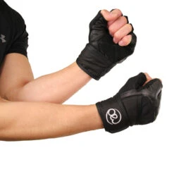 Fitness-Mad Unisex Adult Leather Weightlifting Gloves (Black) -Outdoor Climbing Shop k7c91eff7f753f7ef836b2660466ce6e6