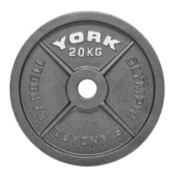 York Olympic Cast Iron Weight Plate 1 X 20kg