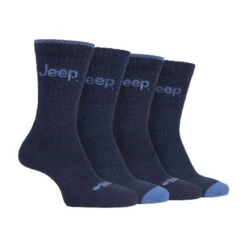 Jeep 4 Pairs Mens Anti Blister Thick Cushioned Luxury Boot Socks For Hiking -Outdoor Climbing Shop k8b6cbc374c19367e175d7441373e495b