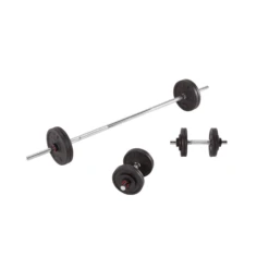 CORENGTH Weight Training Dumbbells And Bars Set 50 Kg
