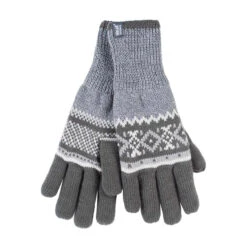 Mens Nordic Fairisle Knitted Fleece Lined Winter Thermal Gloves -Outdoor Climbing Shop k96bf6dc60c33ac89990b259e96207202
