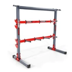 WEIGHT LIFTING STORAGE RACK FOR WEIGHT PLATES DUMBBELLS BARBELLS