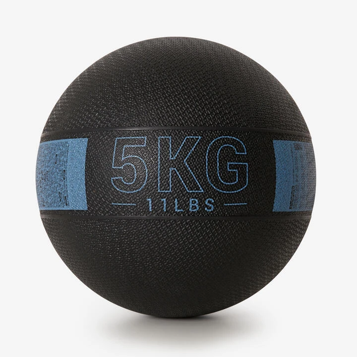 Refurbished 5 Kg Medicine Ball - Black 3 Refurbished 5 Kg Medicine Ball - Black