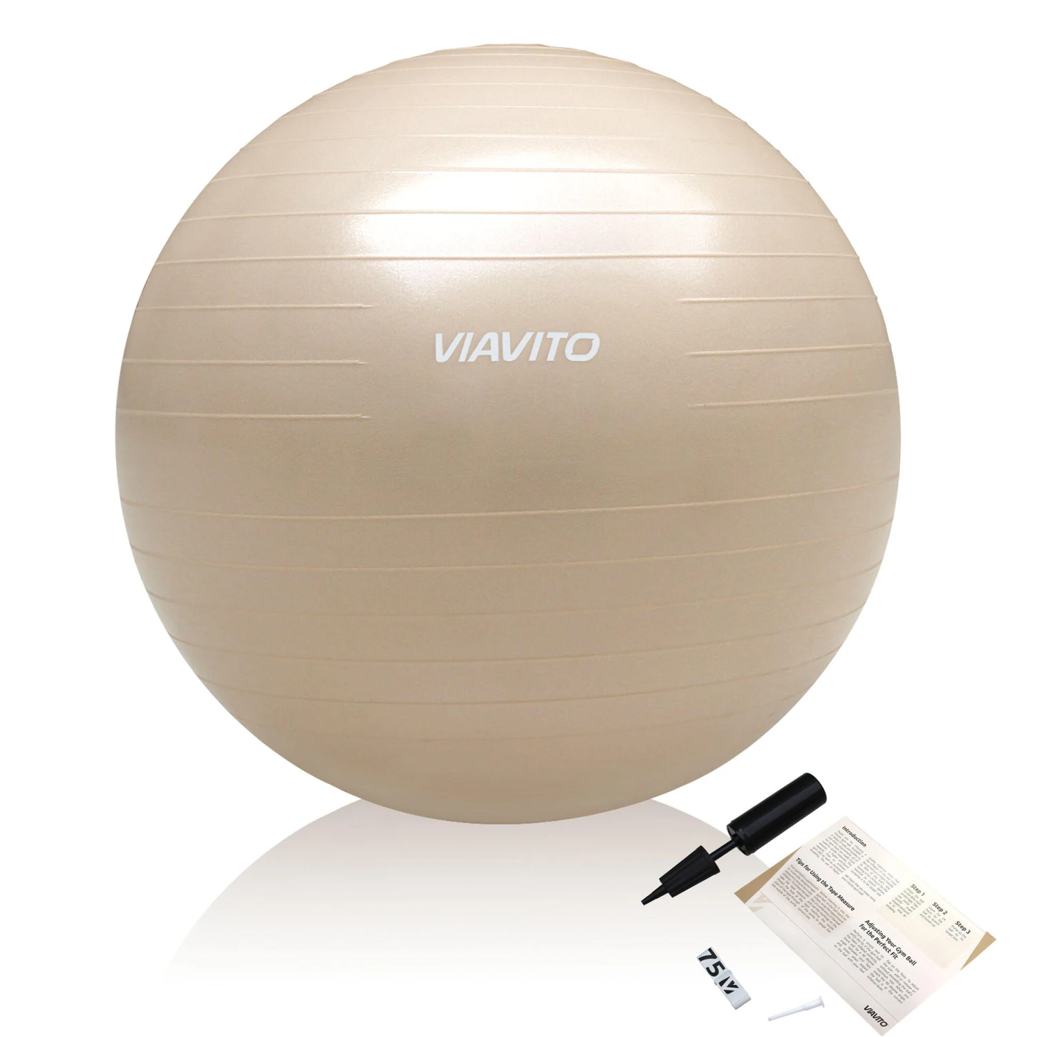 Viavito 75cm Studio Antiburst Gym Ball 4 Viavito 75cm Studio Antiburst Gym Ball - Image 2