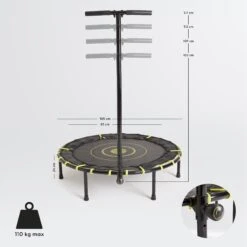 Fitness Trampoline Fit Trampo 500 With Front Bar 11 Fitness Trampoline Fit Trampo 500 With Front Bar -Outdoor Climbing Shop ka68adeec6a71846ab4e2eced2bba0629