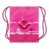 BeCo Sealife Drawstring Bag (Pink/White)