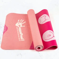 Breast Cancer Awareness Charity CoppaFeel! Yoga Boobs Mat -Outdoor Climbing Shop kc955dc2e1cb60cd1a174214d3d01df70