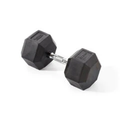 York Fitness Rubber Hex Dumbbells 2 X 22.5kg