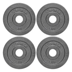 York Olympic Cast Iron Weight Plates 4 X 5kg