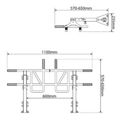 Multi Grip Ceiling Wall Mounted Pull Up Bar -Outdoor Climbing Shop kd04799b19052d430f7b6dc3d60b89ce8
