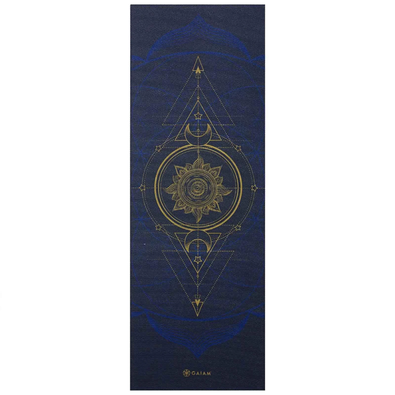 Gaiam Reversible Metallic Sun & Moon Yoga Mat 6mm 3 Gaiam Reversible Metallic Sun & Moon Yoga Mat 6mm