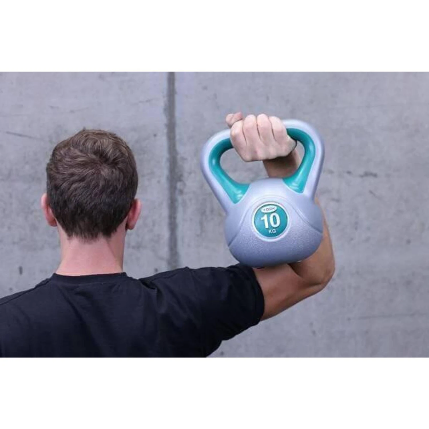 York 10kg Vinyl Kettlebell 4 York 10kg Vinyl Kettlebell - Image 2