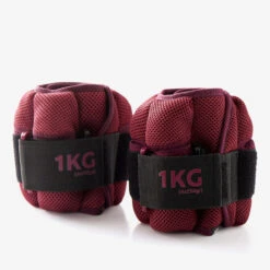 1 Kg Adjustable Wrist / Ankle Weights Twin-Pack
