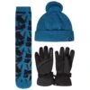 Regatta Girls Geometric Ski Gloves Set (Dark Denim) -Outdoor Climbing Shop kdb52e57029d0018115b998e3dd5f918c