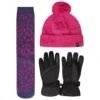 Regatta Childrens/Kids Leopard Print Ski Gloves Set (Raspberry Rose) 2 Regatta Childrens/Kids Leopard Print Ski Gloves Set (Raspberry Rose) -Outdoor Climbing Shop kde9243c009c6e3bf4f38ea78160d83f5