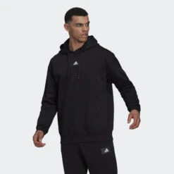 ADIDAS Essentials FeelVivid Cotton Fleece Drop Shoulder Hoodie