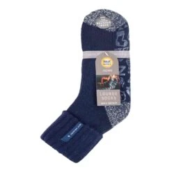 Mens Turnover Thermal Fleece Lined Bed Socks With Non Slip Grips -Outdoor Climbing Shop kfd5d74ce61762b4cb1b4c33fddc8745d